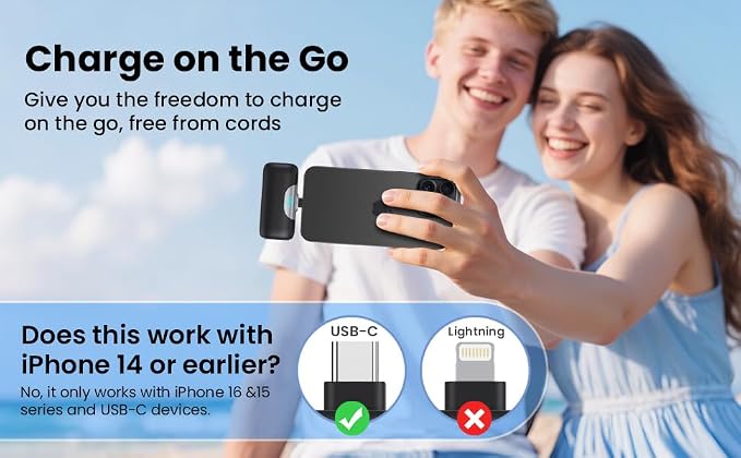 Mini Portable Charger for iPhone 17/16/15 Series, Upgraded 5500mAh PD Fast - Image 9