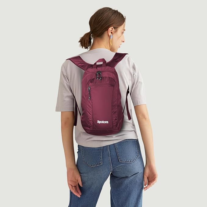 12L Ultralight & Thin Packable Daypack, Small Foldable Hiking Backpack Travel - Image 5