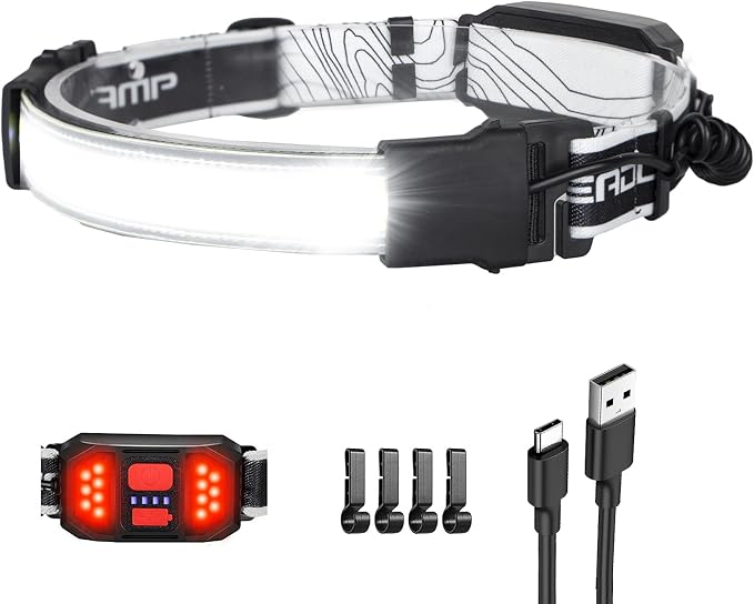 LED Headlamp Flashlight, 1000L 230° Broadbeam Headlight, USB C Rechargeable by Spriak%E5%93%81%E7%89%8C%E6%97%97%E8%88%B0%E5%BA%97