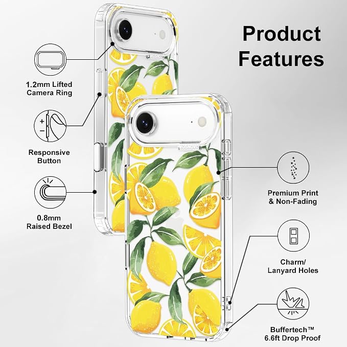 MOSNOVO for iPhone Air Case | Military Grade 6.6ft Drop Tested | Camera Control - Image 7