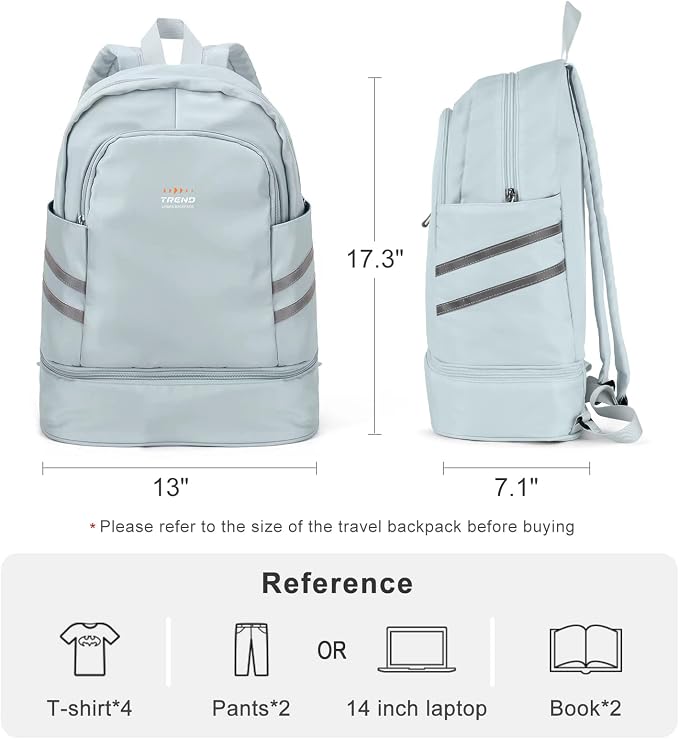 coofay Gym Backpack For Women Waterproof Backpack - Image 2