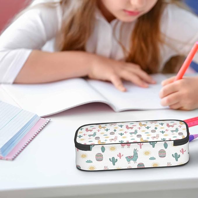 Llama Camels Pencil Case Cactus Alpacas Cacti Plants Animal Pencil Bag Pen - Image 5