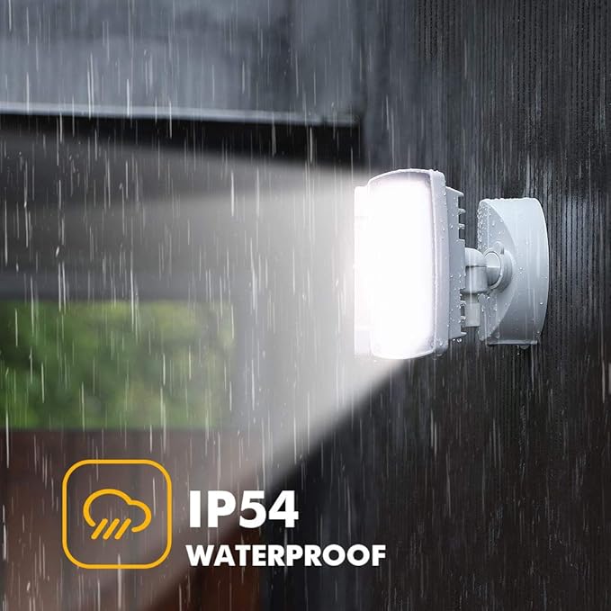 LUTEC LED 3500 Lumen 32W 5000K Integrated Dual-Head Flood Light Outdoor Dusk to - Image 6