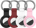 Compatible with AirTag Holder Case Keychain 4 Pack, by HATALKIN