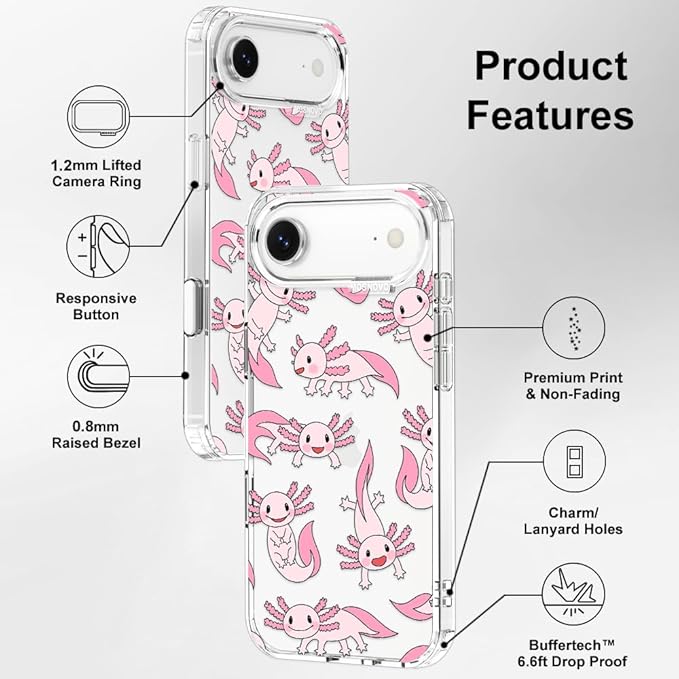 MOSNOVO for iPhone Air Case | Military Grade 6.6ft Drop Tested | Camera Control - Image 7