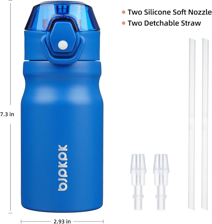 BJPKPK Insulated Water Bottle 14oz Stainless Steel Water Bottles - Image 4