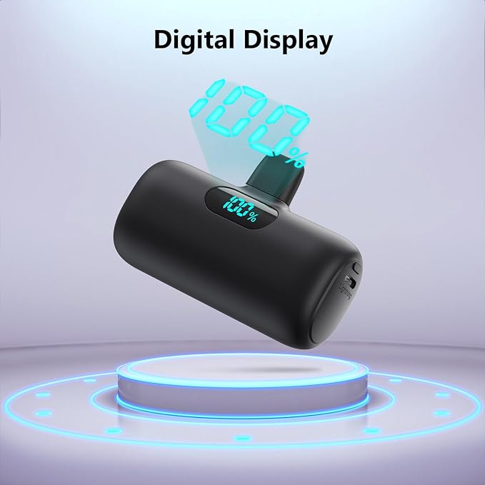 Mini Portable Charger for iPhone, Upgraded 5000mAh PD Fast Charging Battery Pack - Image 5