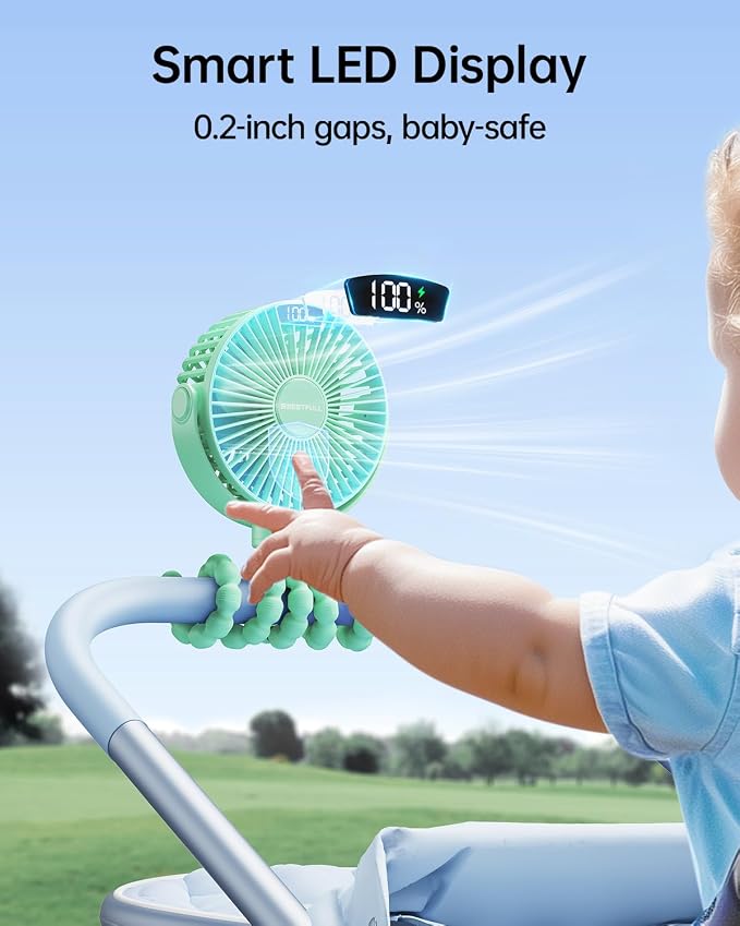 SWEETFULL Portable Stroller Fan - Image 2