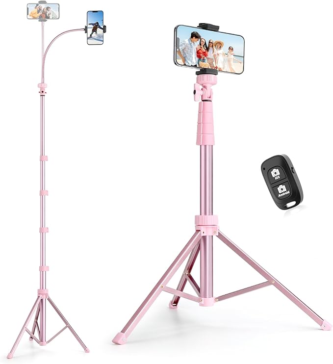 SENSYNE 88" Phone Tripod & Selfie Stick, Extendable Cell Phone Tripod Stand by sensyne