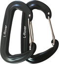 L-Rover Carabiner, 12KN Lightweight Heavy Duty Carabiner Clips, Aluminium by Ultra+Sturdy+Carabiner