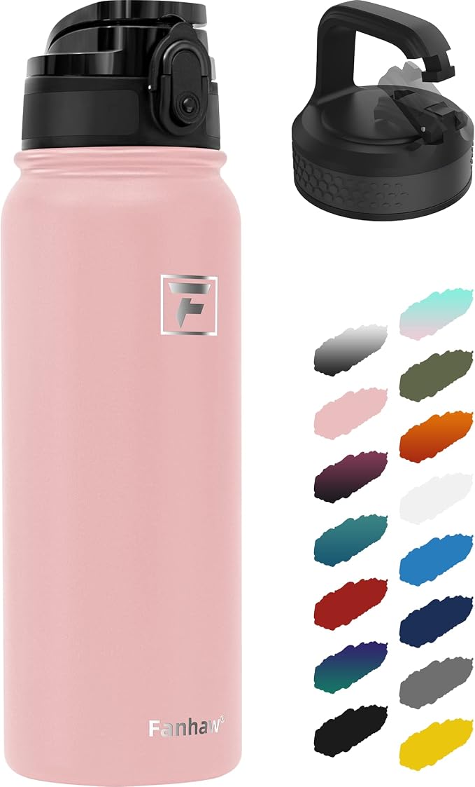 Fanhaw 20 oz Insulated Stainless Steel Water Bottle by FANHAW