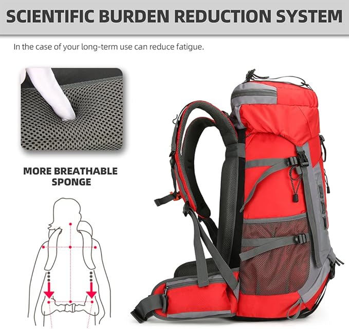 King'sGuard 60L Hiking Backpack - Image 2