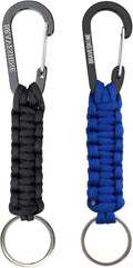 BRAVESHINE Paracord Keychain Carabiner Clip, D Ring Lanyard Hanger Stroller Hook by BRAVESHINE