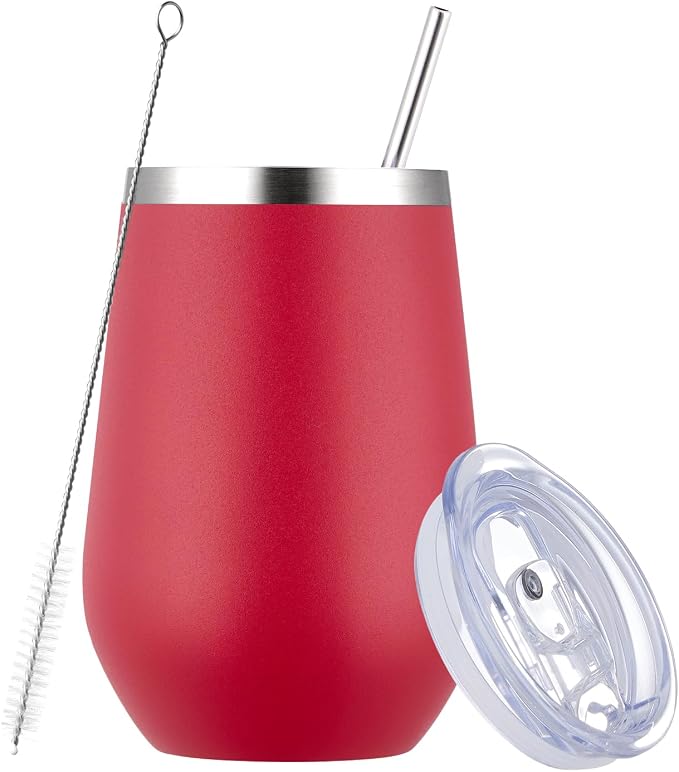 MEWAY 12oz Stainless Steel Wine Tumbler by MEWAY