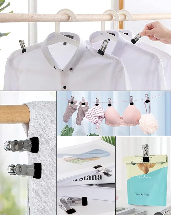 10PCS Small Clothes Pin with Hook - Image 7