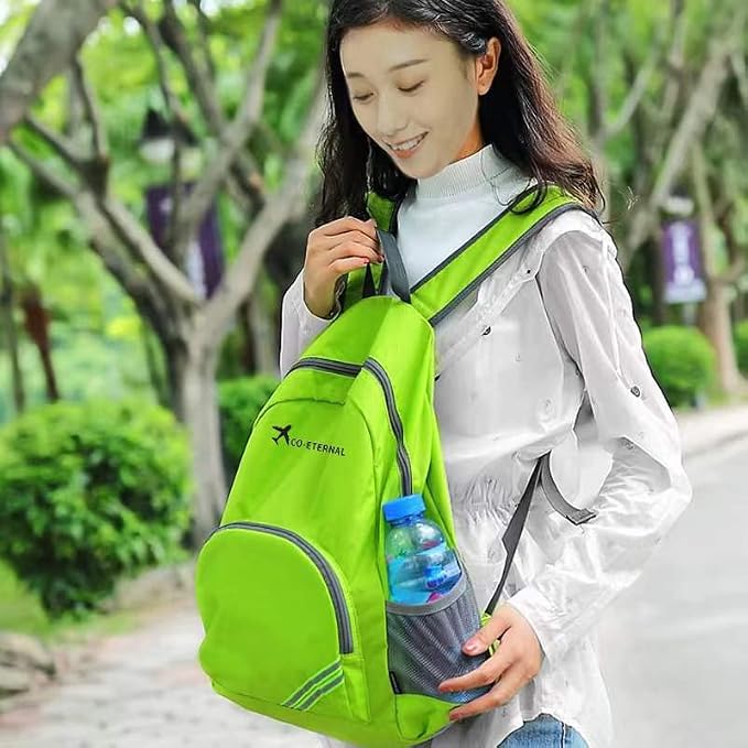 Geboldil Men's and women's waterproof backpack traveling backpack blue - Image 6