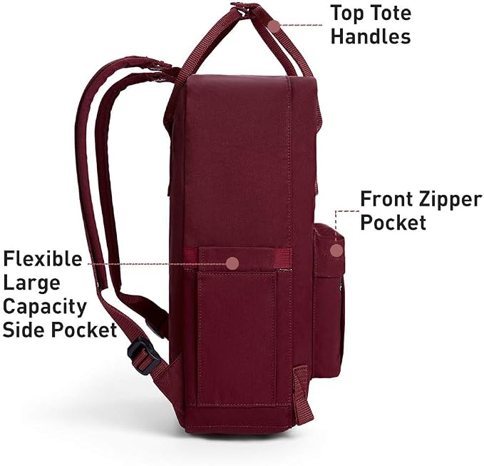 KALIDI Casual Laptop Backpack 15 Inches Classic Camping Rucksack Travel Outdoor - Image 5