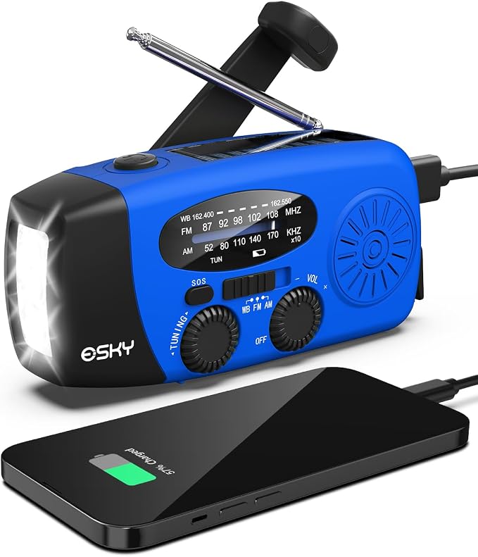 Esky Emergency Hand Crank Radio by Esky