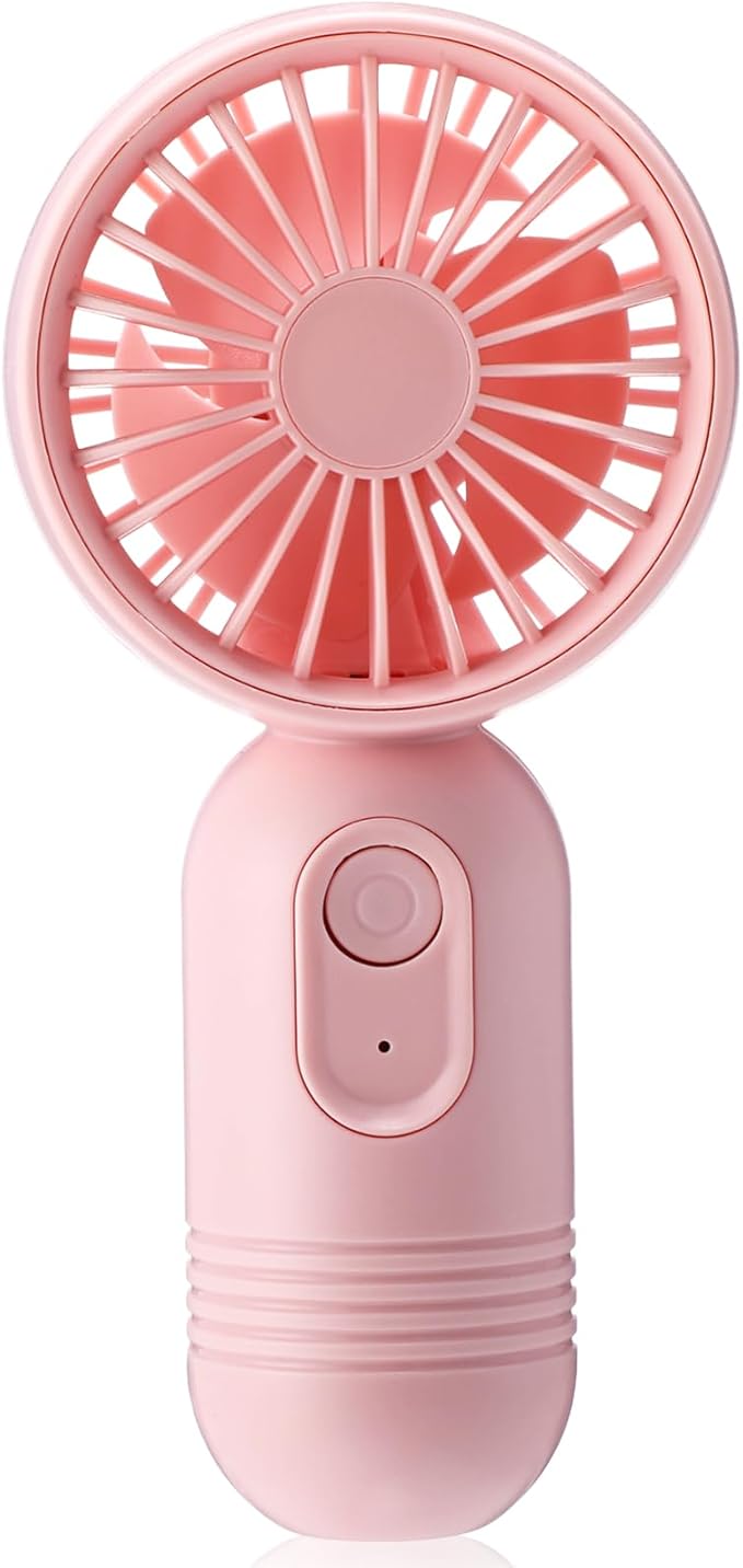 Rossesay 1 Pcs Mini Portable Fan Bulk Cute Handheld Lightweight Small Little by Rossesay