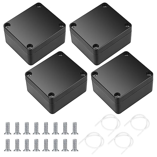 Project Box, IP65 Waterproof Electrical Project Case, ABS Plastic Dustproof by Fulushouxi