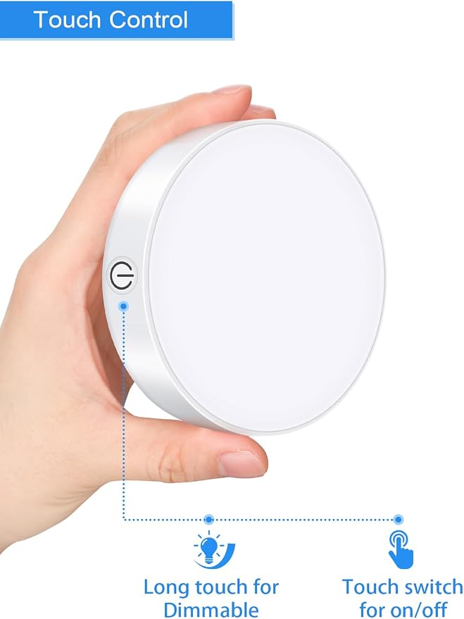 WILLED Dimmable Touch Light Buit-in 1000mAh Large Battery Rechargeable LED Tap - Image 4