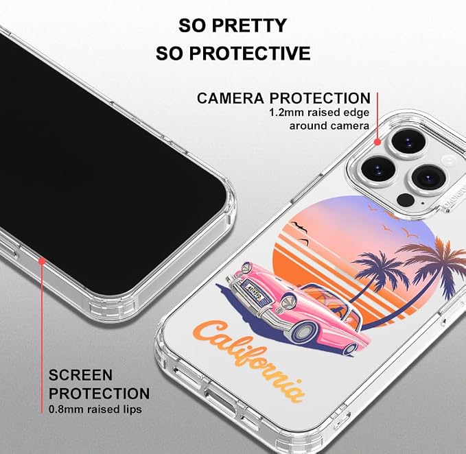 MOSNOVO for iPhone 16 Pro Case, Shockproof Military-Grade Protection 6.6ft Drop - Image 4