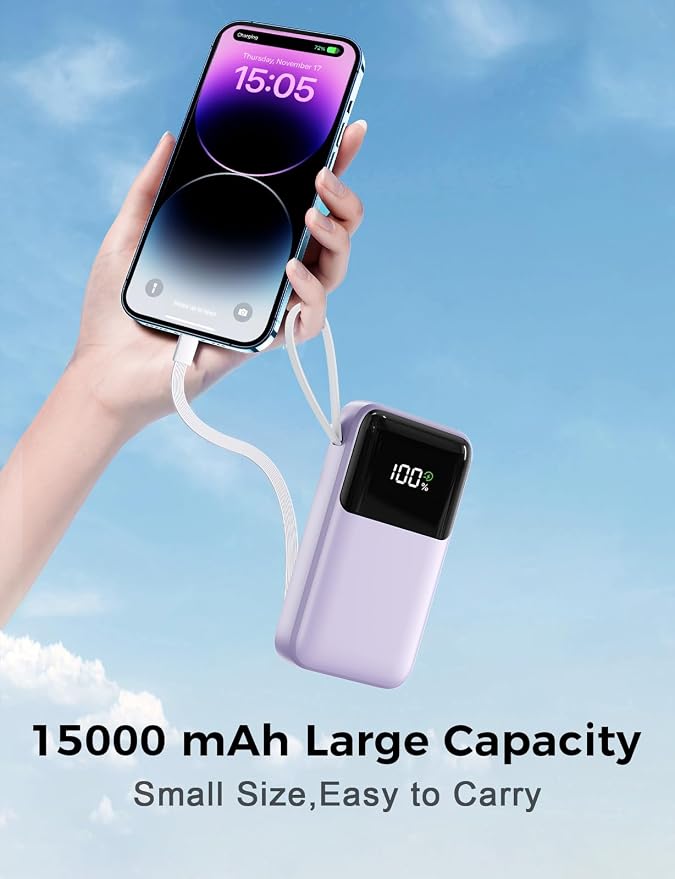 Power Bank, 15000mAh Portable Charger - Image 5