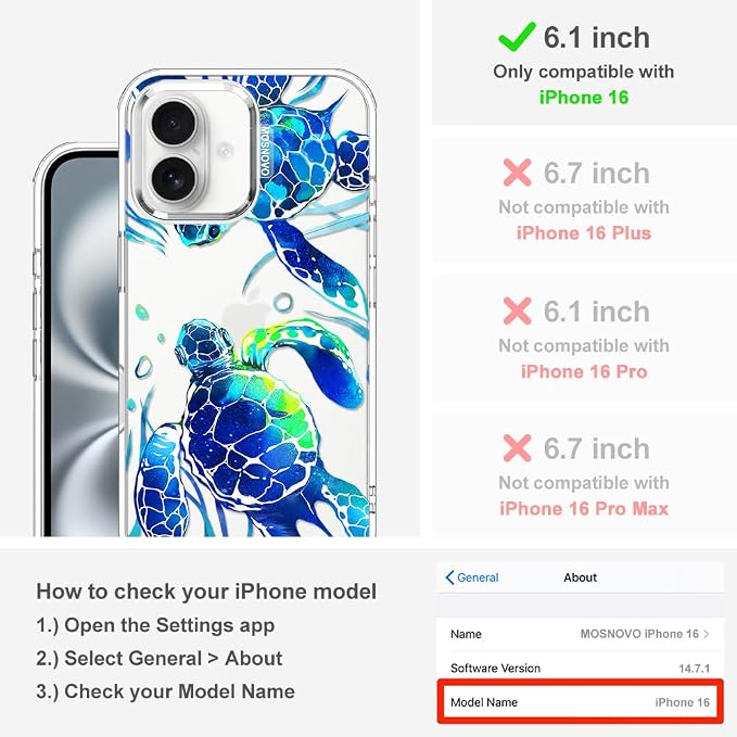 MOSNOVO Case for iPhone 16 - Image 2