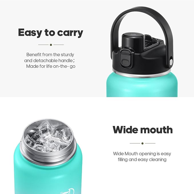 64oz Half Gallon Insulated Water Bottle - Image 6