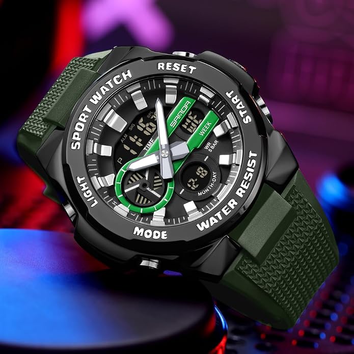 FANMIS Mens Military Multifunction Digital LED Watch Electronic Waterproof - Image 3