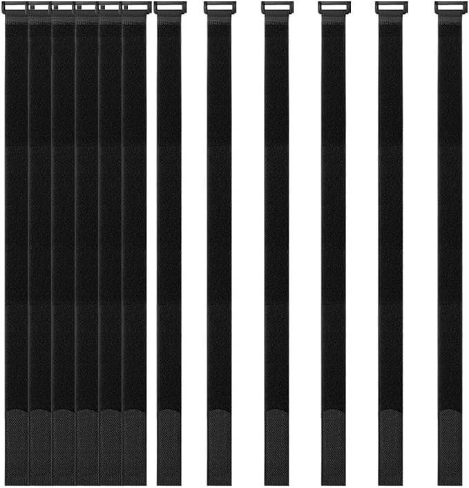 YiwerDer 1 x 24" Hook and Loop Reusable Fastening Securing Cable Straps by YiwerDer