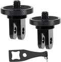 Aluminum Camera Tripod Adapter 1/4"-20 Conversion Adapter Mounts Compatible by duwuzest