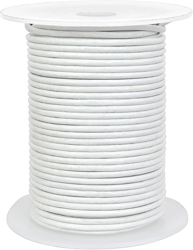 GENIQUE Real/Genuine Round Leather String Cord - Image 2