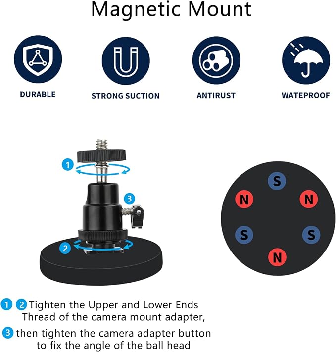 TEKCAM Magnetic Camera Mount Compatible - Image 3