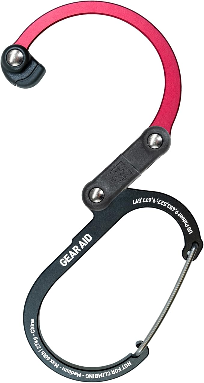GEAR AID HEROCLIP 360° Swivel Carabiner Gear Clip and Hook - Image 2
