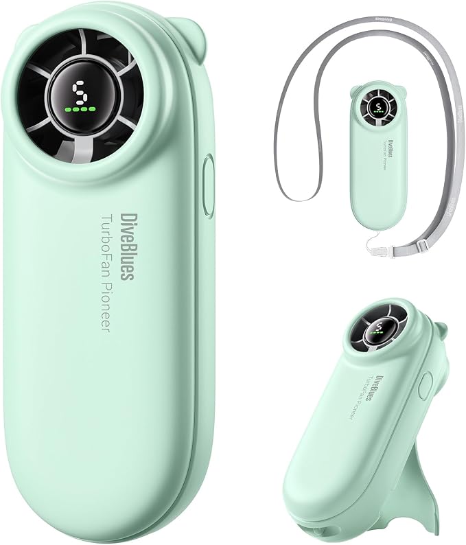 Diveblues TurboBear Portable Handheld Turbo Fan- Powerful Air Speed, by Diveblues