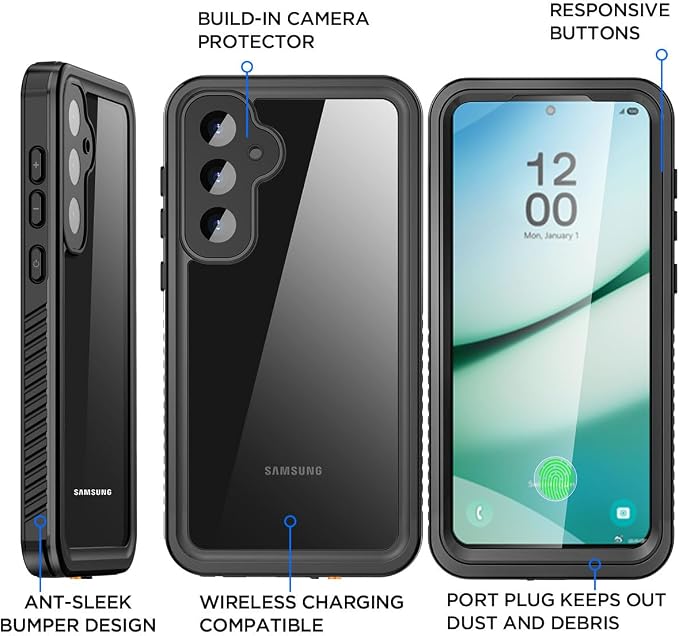 AICase for Samsung Galaxy S25 Case Waterproof - Image 9