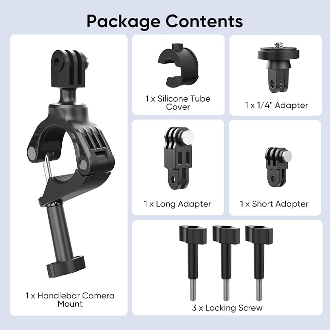 HONGDAK Camera Clamp Mount Bike Pole Motorcycle Handlebar Mounts Accessories - Image 7