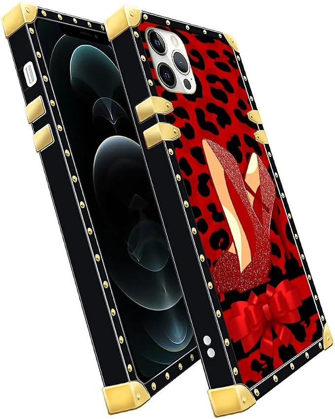 Compatible with iPhone 11 Pro Max Case, Elegant High Heels Luxury Golden - Image 3