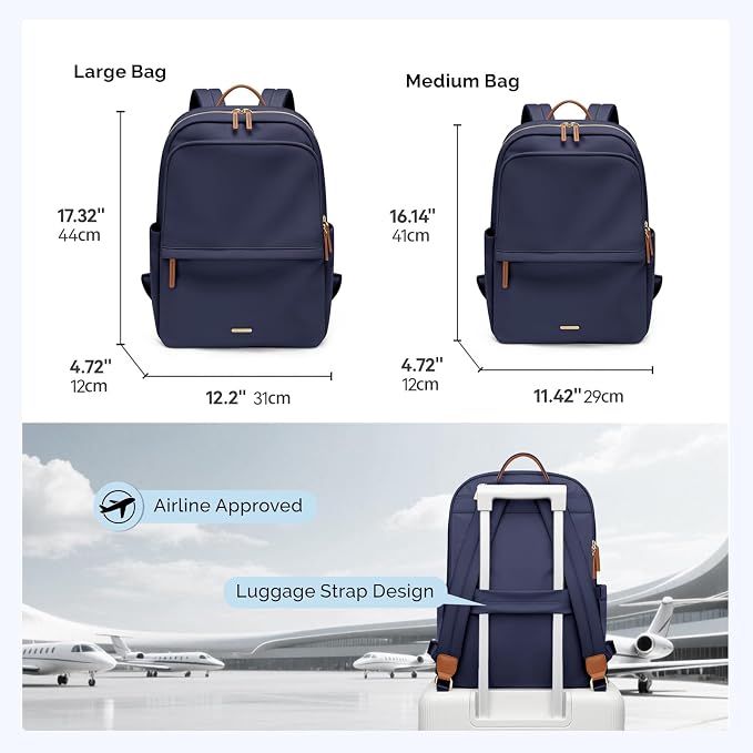 GOLF SUPAGS Women Laptop Backpack Casual Daypack - Image 5