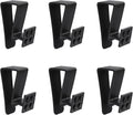 6Pcs Over Cabinet Door Hooks Plastic Over The Door Single Hook Space-Saving by UFURMATE