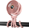 Portable Stroller Mini Fan, Small Rechargeable Personal Fan, Travel Essentials by Buywoo
