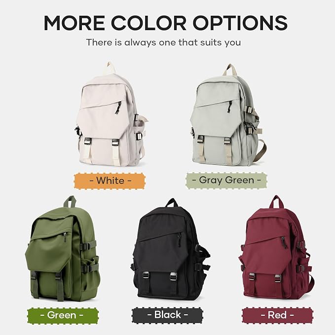 coowoz Lightweight School Backpack College Laptop Backpack - Image 5
