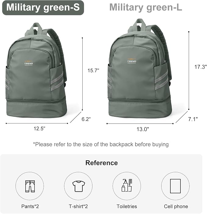 coofay Gym Backpack For Women Waterproof Backpack - Image 2