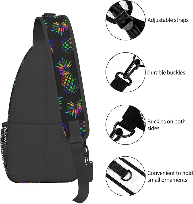 Sling Backpack For Men Hiking Daypack Crossbody Shoulder Bag Travel Chest Pack - Image 7