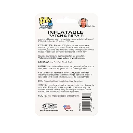 Flex Seal Patch & Repair Kit for Air Mattresses, Pool Toys - Image 2
