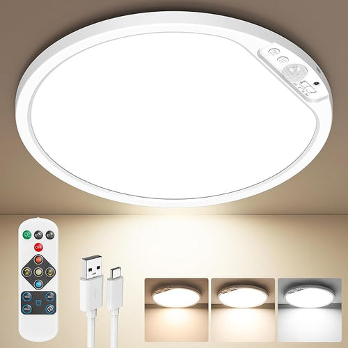 10000mAh Rechargeable Motion Sensor Ceiling Light by TheBairthTheBest