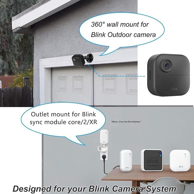 All-New Blink Outdoor Camera Mount, 360° Adjustable Mounting Bracket - Image 3