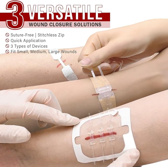 EVERLIT CARE Wound Closure Kit | 28 Pcs All-in-One First Aid - Image 4