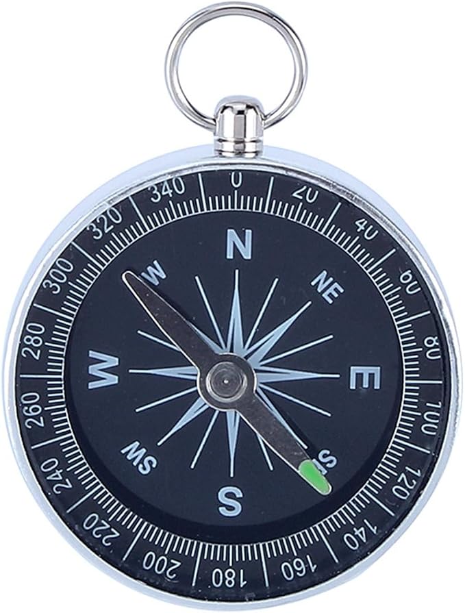 Camping Pocket Compass, Portable Survival Sports Navigation Compass by VGEBY